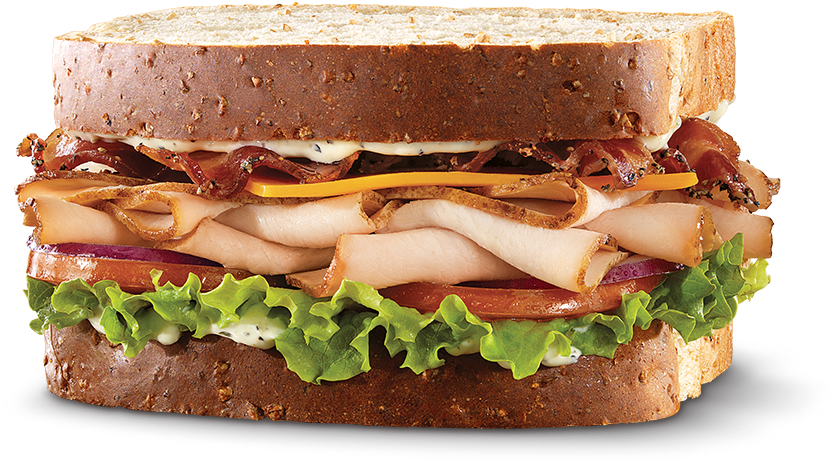Smokehouse Turkey Club - Arby's Market Fresh Sandwiches (1000x713), Png Download