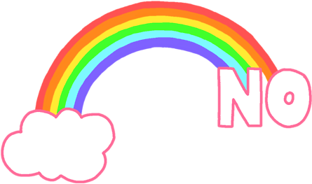 Rosy Ruby - Transparent Rainbow (500x341), Png Download