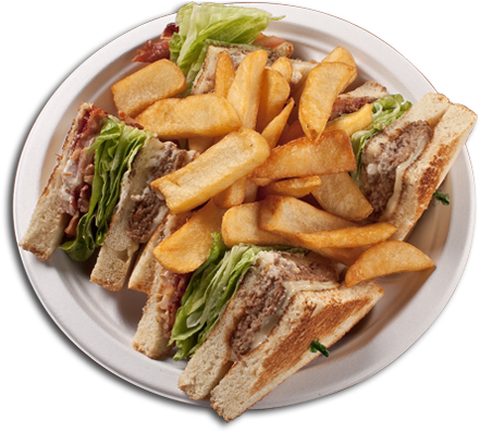 Cheeseburger Club - Potato Wedges (467x399), Png Download