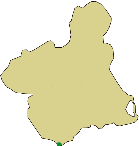Mapa Localizacion Cuatro Calas - Sierra (571x600), Png Download