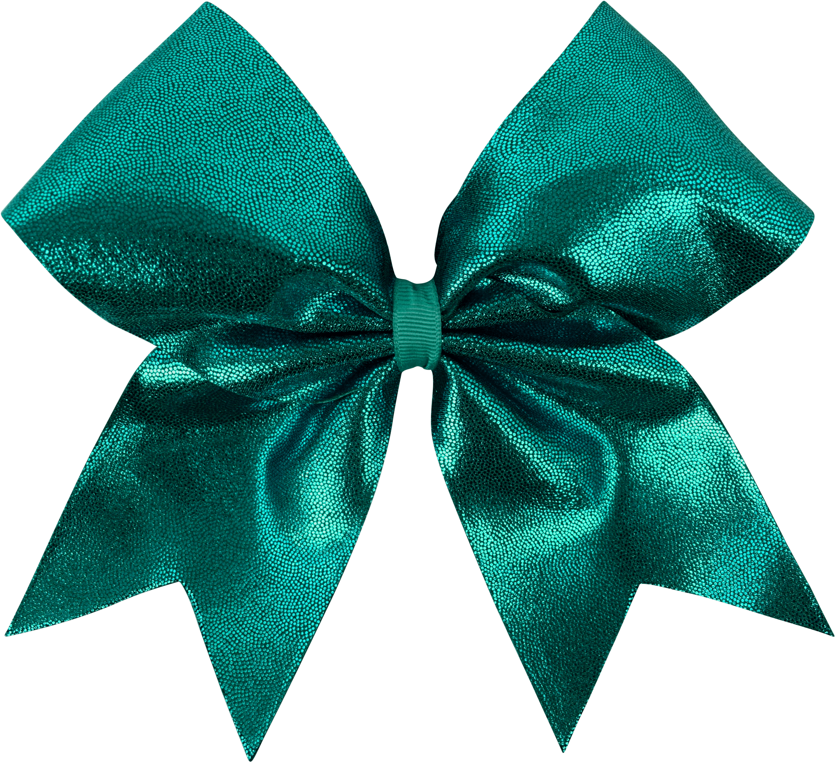 Teal Disco I Love Cheer® Hair Bow - Gift Wrapping (4000x4000), Png Download
