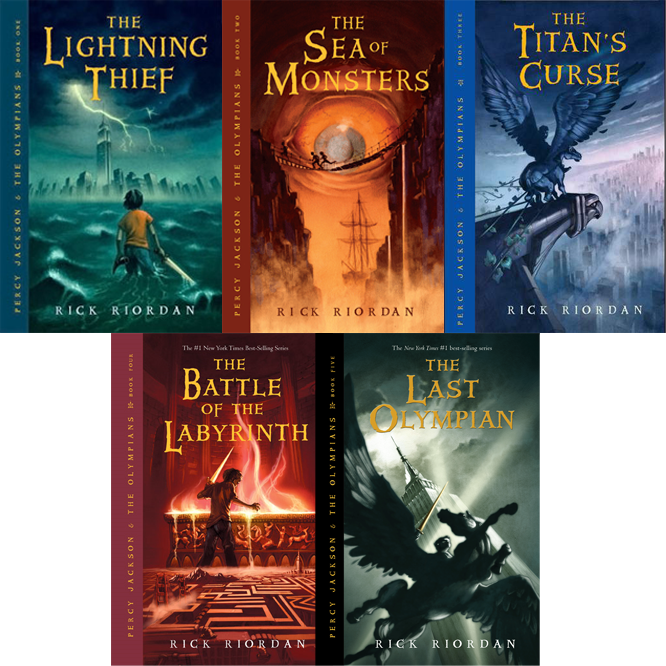 Percy Jackson 5 Books (666x666), Png Download