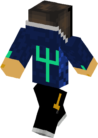 Percy Jackson Skin - Epic Face Minecraft Skins (317x456), Png Download