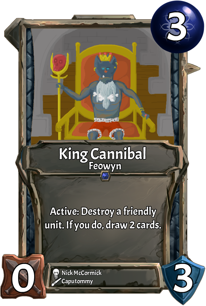 [update] King Cannibal - Art (700x1041), Png Download