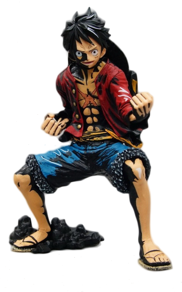 Monkey D Luffy Color Version Statue - Luffy King Of Artist (634x1000), Png Download