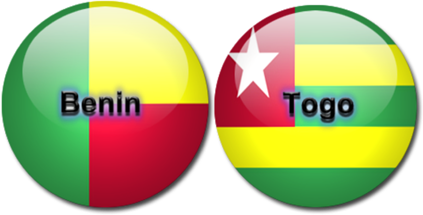 Benin Togo Icon - Togo Flag (900x504), Png Download