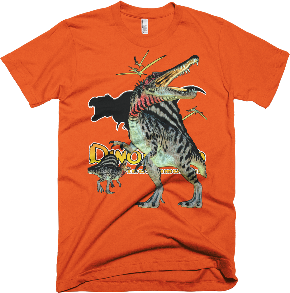 Dino Ammo Spinosaurus Full Color Short Sleeve T Shirt - La Full Color Spinosaurus Dinosaur Target 10 Pack (1000x1000), Png Download