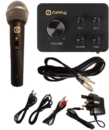 Turn Your Laptop Into The Ultimate Karaoke Machine - Sunfly Kbox Karaoke Mixer - Turn Your Phone Into A (400x489), Png Download