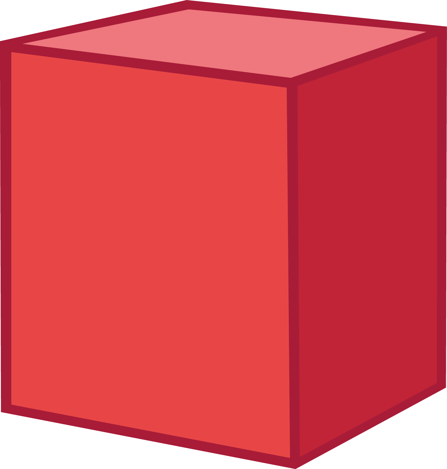 Blocky Icon - Bfdi Blocky Icon (1568x1647), Png Download