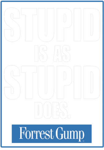 Forrest Gump Stupid Is Men's Premium Slim Fit T-shirt - Forrest Gump / O. S. T. (ger): Forrest Gump-the Soundtrack (400x500), Png Download