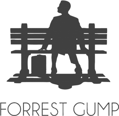 Forrest Gump Movie Art (400x400), Png Download