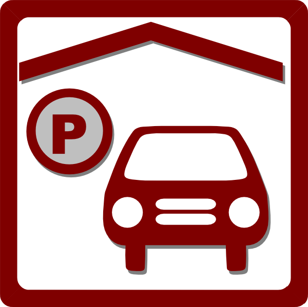 Car Parking Clip Art (600x599), Png Download