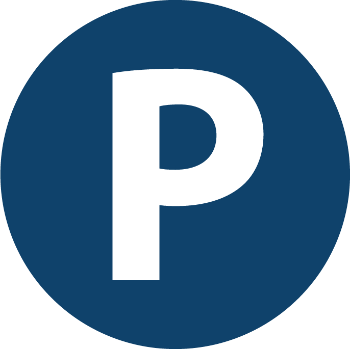 Parking - Parking Circle Icon Png (350x349), Png Download