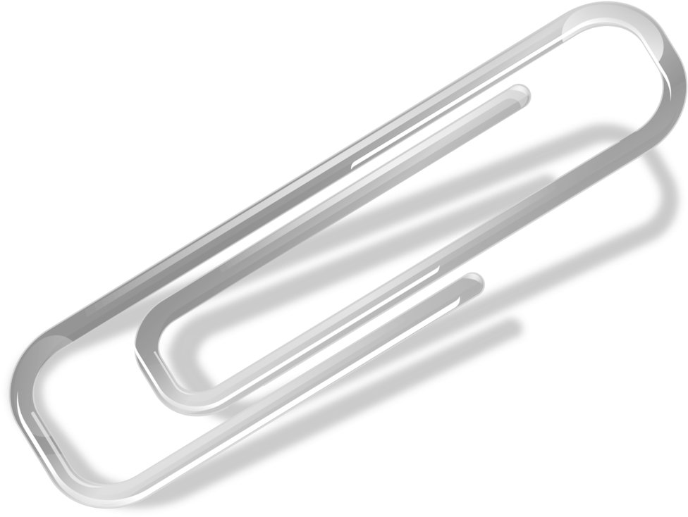 Paper Clip Binder Clip Printer - Clips Paper Png (1002x750), Png Download