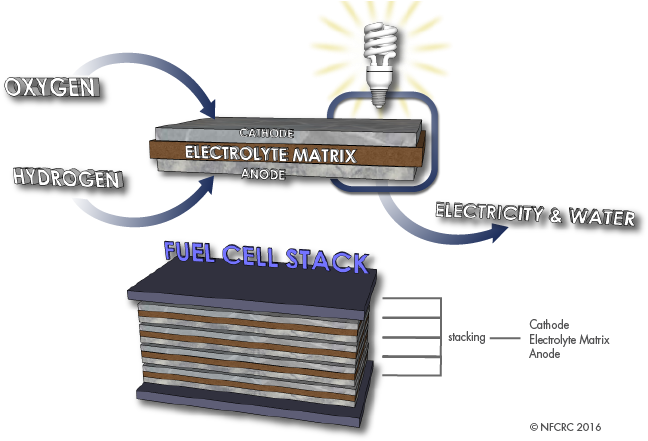 Fuel Cell Stack - Passive Type Fuel Cell (675x453), Png Download