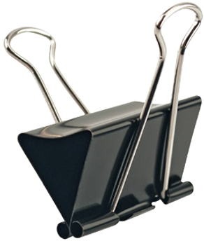 Free Binder Clip Png - Binder Clip 41mm (350x398), Png Download