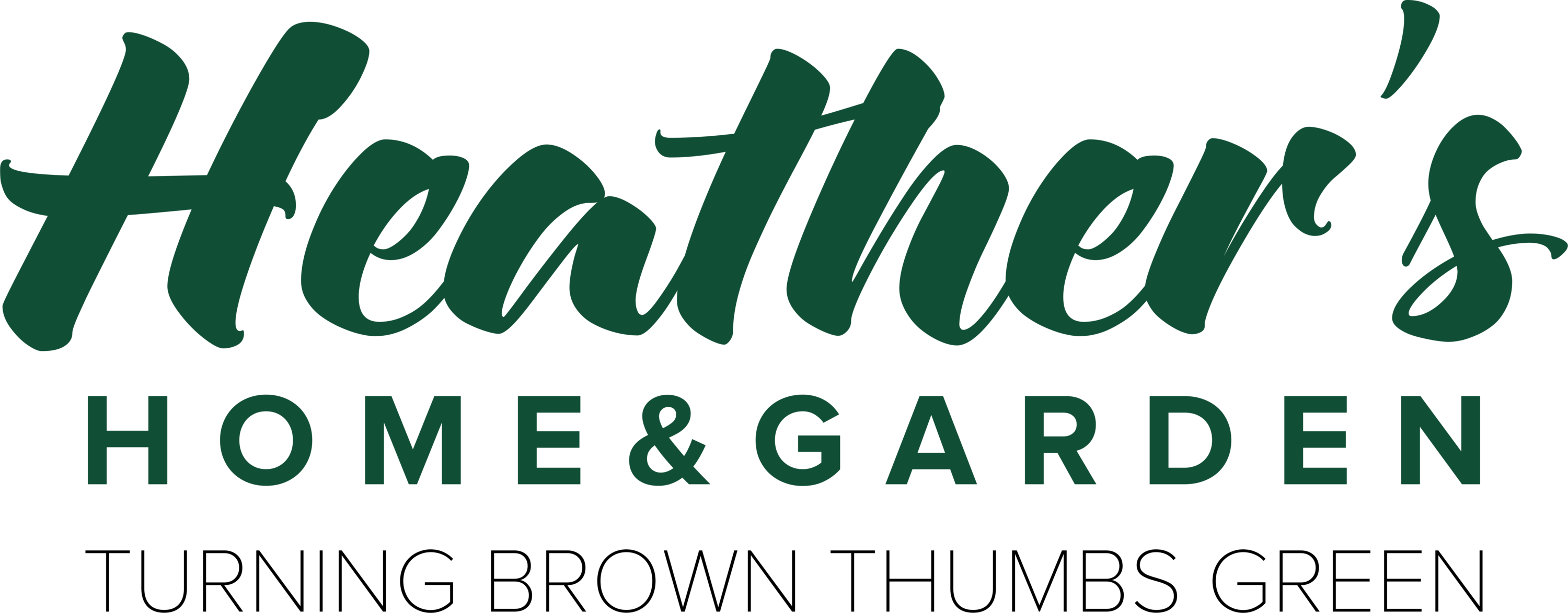 Heather's Home And Garden - Gardening (3000x1174), Png Download