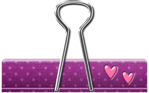 Binder Clips, Clip Art, Illustrations - Clip Vermelho Png (480x299), Png Download