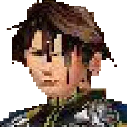 [ Img] - Squall Leonhart In Game (450x450), Png Download