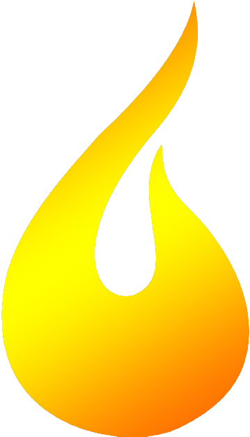 Flame-silhouette - Silhouette (626x626), Png Download