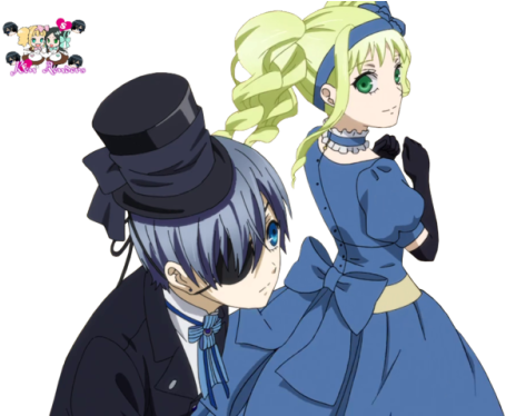 Ciel And Elizabeth (500x373), Png Download