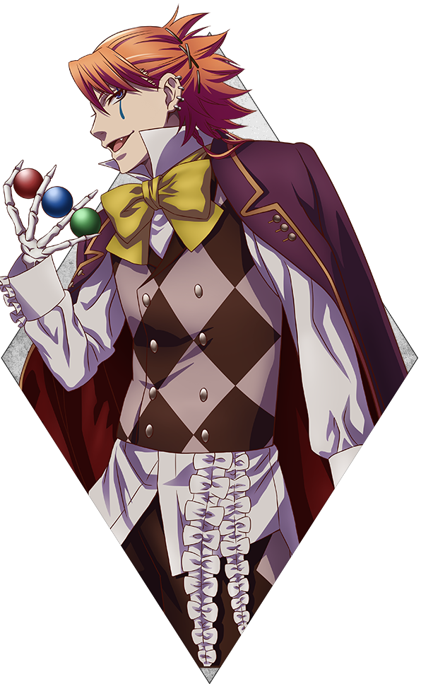 Joker Promotional Pic - Black Butler Book Of Circus Joker (596x967), Png Download