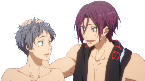 Utsukushii ☆, Makohaaru - Ruffling Hair Anime (500x281), Png Download