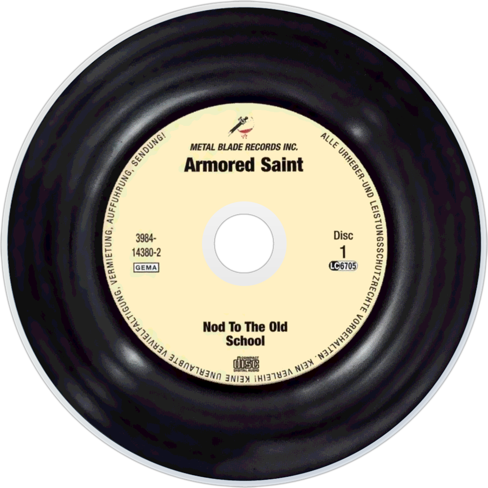 Armored Saint Nod To The Old School Cd Disc Image - Circle (1000x1000), Png Download