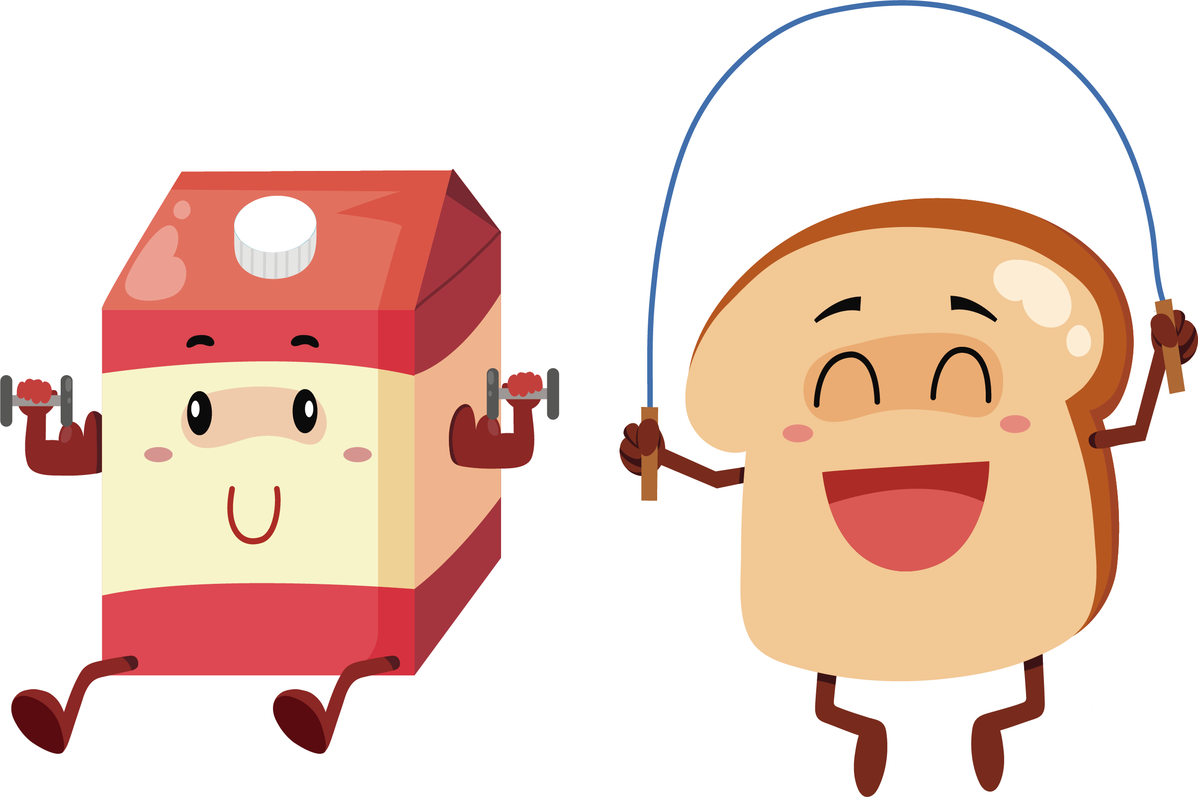 Slice Of Bread Clipart At Getdrawings - Pan Integral Animado (2410x1604), Png Download