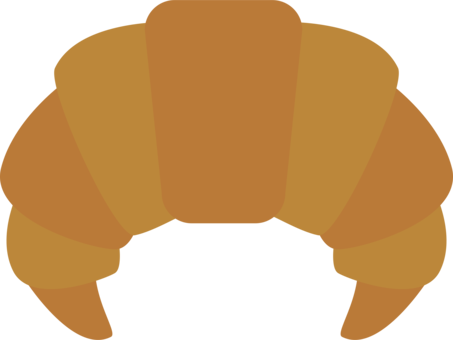 Croissant Computer Icons Food Bread Cartoon - Clip Art (453x340), Png Download