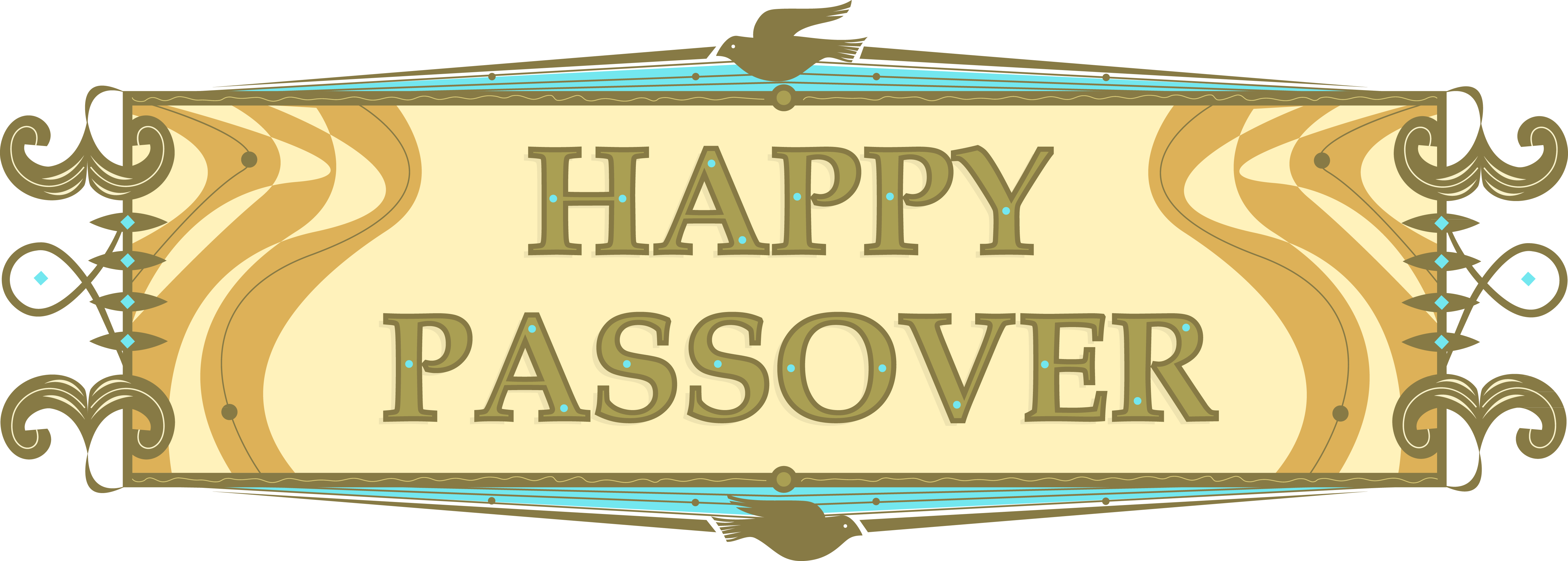 Passover Banner - Graphic Design (5102x1825), Png Download