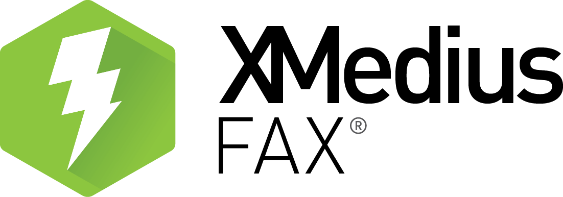 Logo - Xmedius Fax (1102x386), Png Download