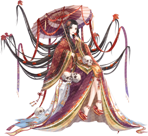 Cloud Banshee Momiji - Love Nikki Haunted Night (490x450), Png Download