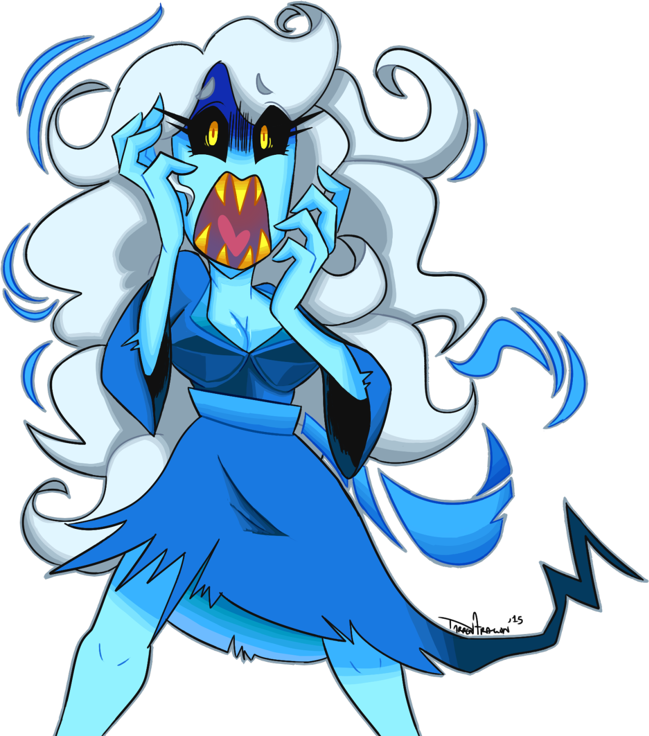 Banshee From Crypt Of The Necrodancer - Clip Art (1280x1469), Png Download