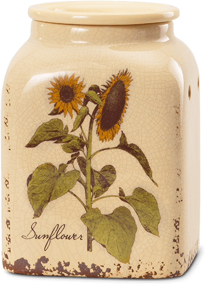 Rustic Sunflower Scentsy Warmer - New Fall Scentsy Warmers 2018 (600x600), Png Download