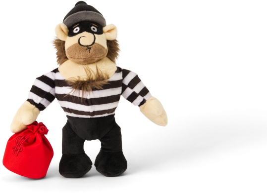 Robber Dog Toy (728x526), Png Download