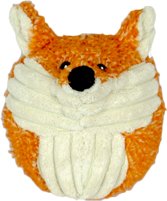 Hugglehounds Squooshie Foxy Ball Dog Toy - Hugglehounds Squooshie Bunny Ball 10919 (990x765), Png Download