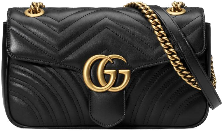 Gucci Marmont Leather - Gucci Marmont Gg Bag (800x800), Png Download