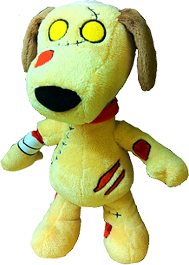 Animazombs Horror Toysbruno - Zombie Dog Plush (372x522), Png Download