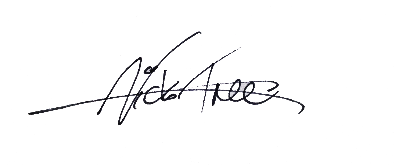 Nick Tree - Calligraphy (1596x668), Png Download