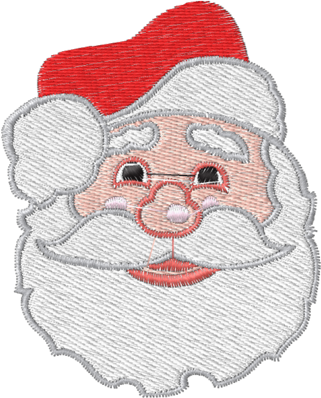 Rosto Do Papai Noel (800x800), Png Download