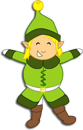 Boneca Ajudante De Papai Noel - Lutin De Pere Noel (279x434), Png Download