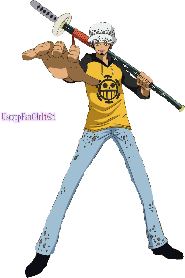 Manga Baseball Clipart - Trafalgar Law (781x1022), Png Download