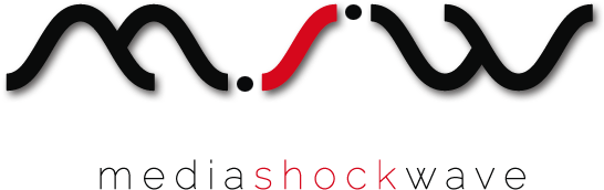 Logo Design For Media Shock Wave Brand - Plot (800x600), Png Download