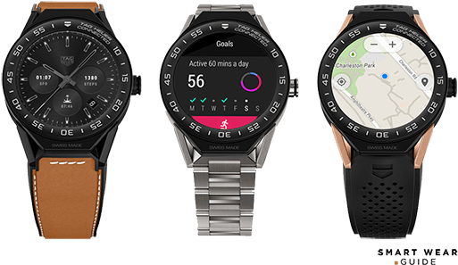 Tag Heuer Connected Modular 45 Review - Tag Heuer Connected Ii Modular 45 Sbf8a8001.11ft6110 (550x367), Png Download