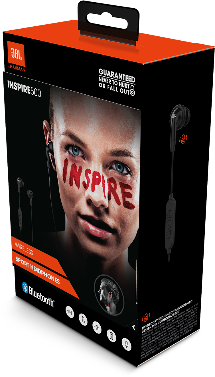 Handleidingen En Downloads - Jbl Inspire 300 Sport Headphones (1605x1605), Png Download