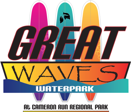 Wave Clipart Waterpark - Great Waves Waterpark (500x500), Png Download