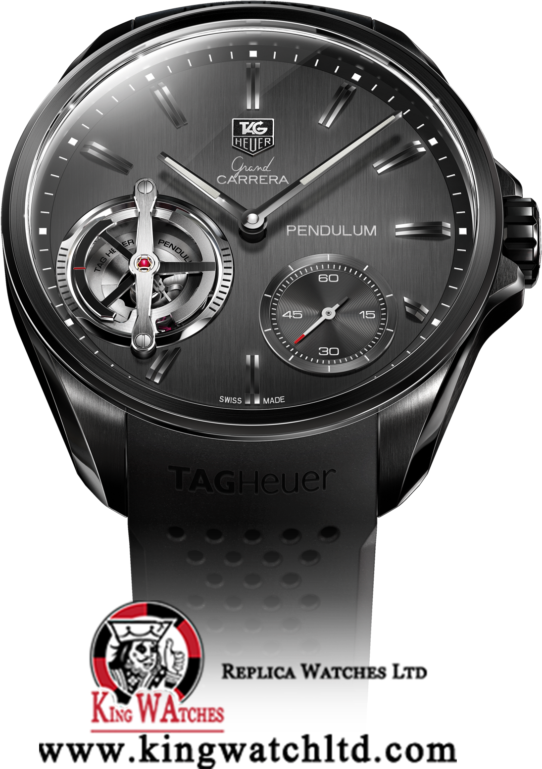 Tag Heuer Grand Carrera Pendulum - Skeleton Watch Tag Heuer (1500x1654), Png Download