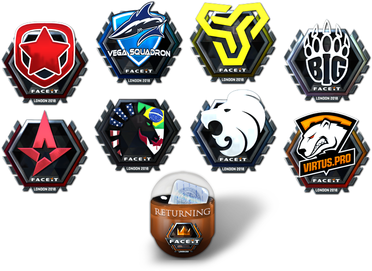 Go Stickers For Faceit Major Returning Teams - Team Liquid Faceit Major Sticker (846x577), Png Download