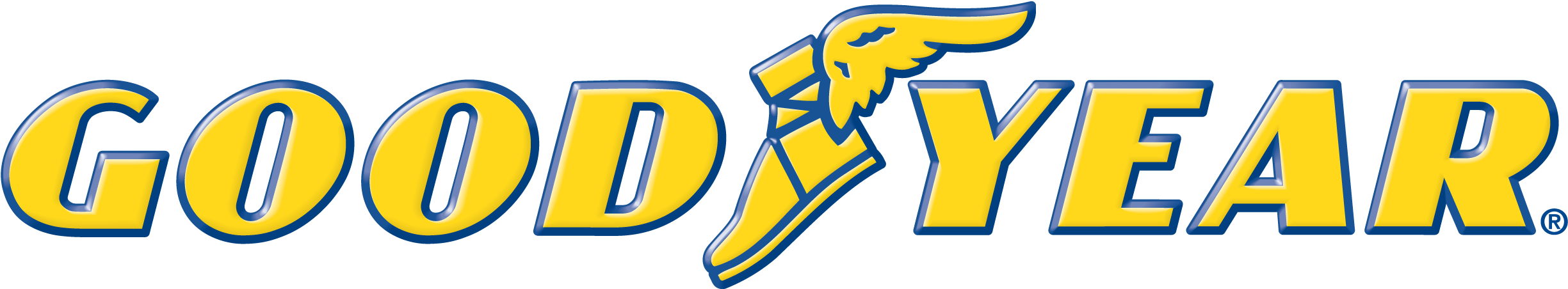 Goodyear's Tire Iq Logo As It Looks On The Sidewall - Goodyear Tire And Rubber Company (3000x900), Png Download